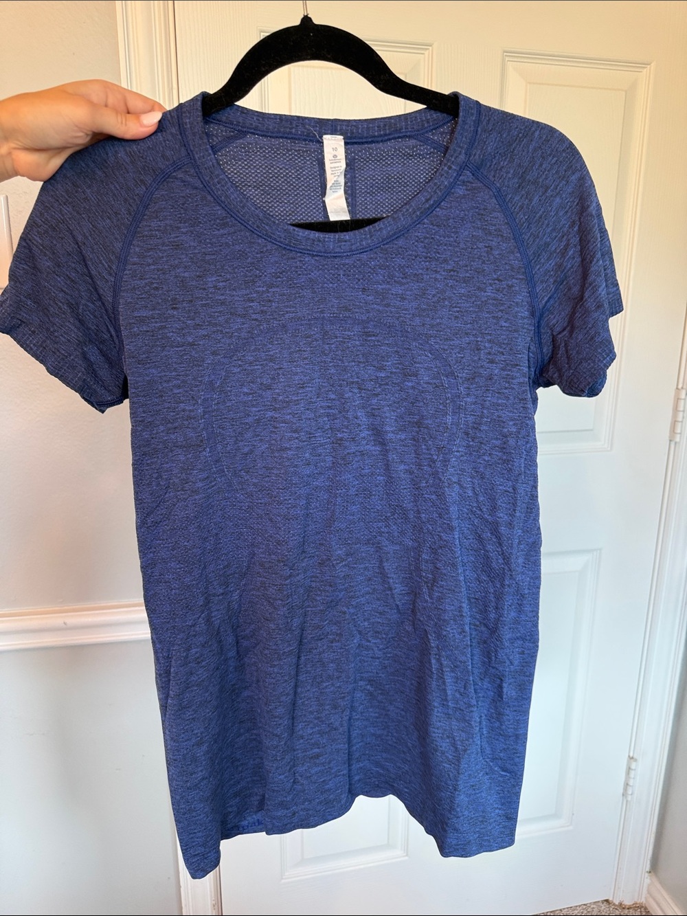 Lululemon Heathered Blue Athletic Tee